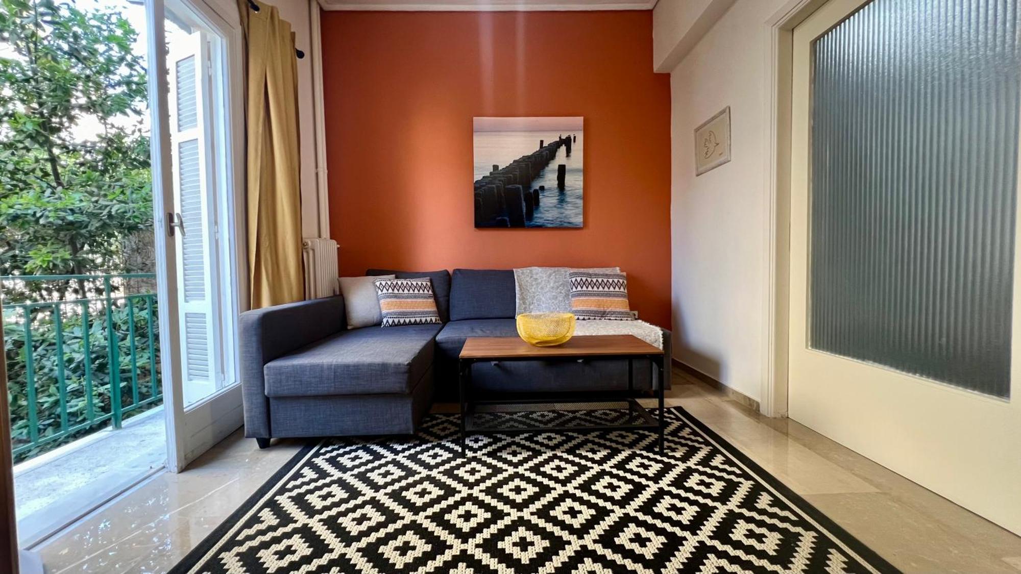 Modern & Cozy 51Sqm Apt In Thisseio Афины Экстерьер фото